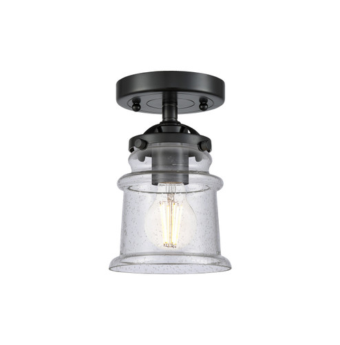 Nouveau One Light Semi-Flush Mount in Oil Rubbed Bronze (405|284-1C-OB-G184S)