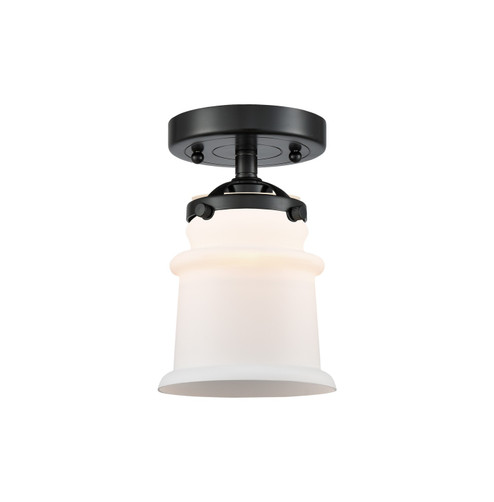 Nouveau One Light Semi-Flush Mount in Oil Rubbed Bronze (405|284-1C-OB-G181S)