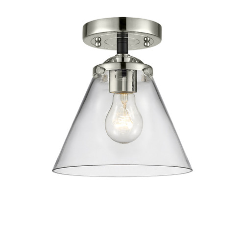 Nouveau LED Semi-Flush Mount in Black Polished Nickel (405|284-1C-BPN-G42-LED)