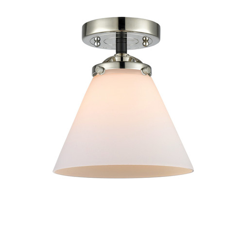 Nouveau LED Semi-Flush Mount in Black Polished Nickel (405|284-1C-BPN-G41-LED)