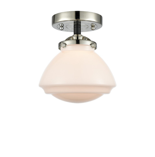 Nouveau LED Semi-Flush Mount in Black Polished Nickel (405|284-1C-BPN-G324-LED)
