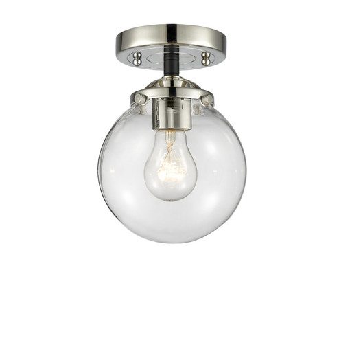 Nouveau LED Semi-Flush Mount in Black Polished Nickel (405|284-1C-BPN-G202-6-LED)