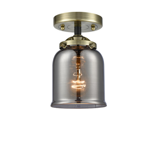 Nouveau One Light Semi-Flush Mount in Black Antique Brass (405|284-1C-BAB-G53)
