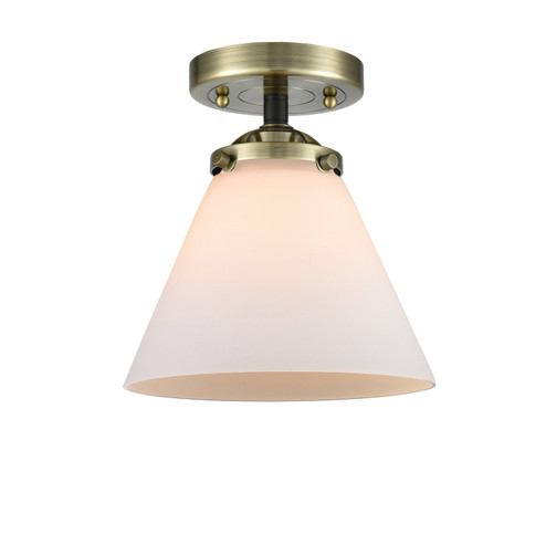 Nouveau LED Semi-Flush Mount in Black Antique Brass (405|284-1C-BAB-G41-LED)
