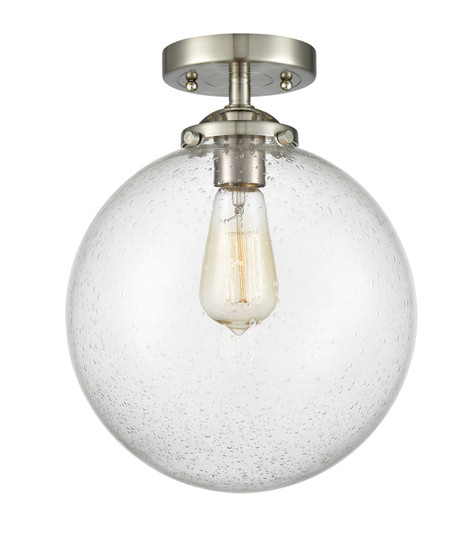 Nouveau LED Semi-Flush Mount in Black Antique Brass (405|284-1C-BAB-G204-10-LED)