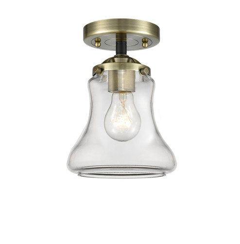 Nouveau LED Semi-Flush Mount in Black Antique Brass (405|284-1C-BAB-G192-LED)