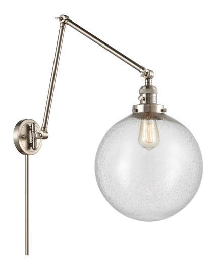 Franklin Restoration One Light Swing Arm in Brushed Satin Nickel (405|238-SN-G204-12)