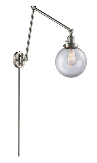 Franklin Restoration LED Swing Arm in Brushed Satin Nickel (405|238-SN-G202-8-LED)