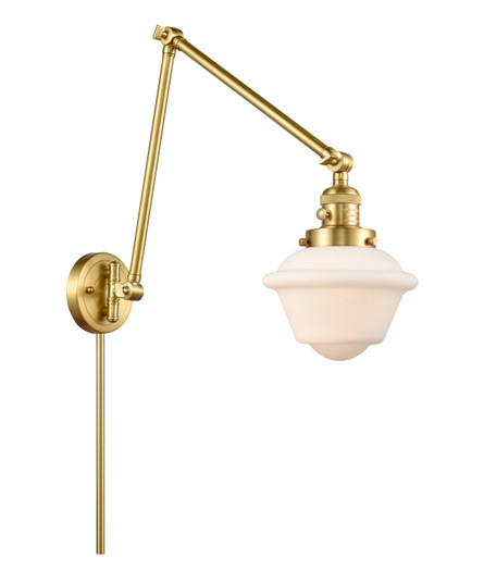Franklin Restoration One Light Swing Arm in Satin Gold (405|238-SG-G531)