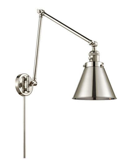 Franklin Restoration One Light Swing Arm in Polished Nickel (405|238-PN-M13-PN)