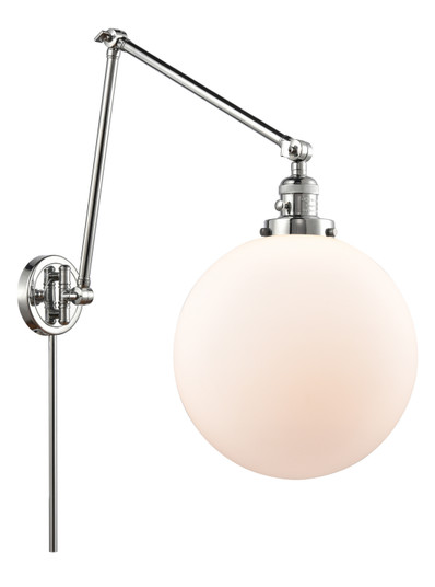 Franklin Restoration One Light Swing Arm in Polished Chrome (405|238-PC-G201-12)