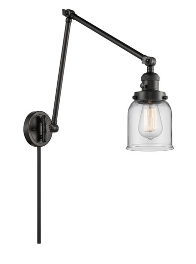 Franklin Restoration One Light Swing Arm in Matte Black (405|238-BK-G52)