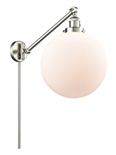 Franklin Restoration LED Swing Arm in Brushed Satin Nickel (405|237-SN-G201-12-LED)