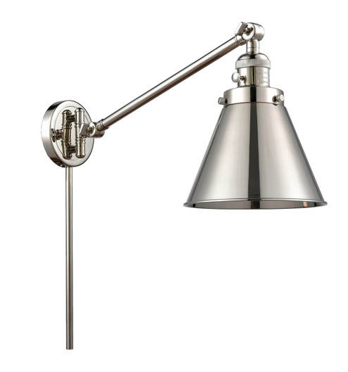 Franklin Restoration One Light Swing Arm in Polished Nickel (405|237-PN-M13-PN)