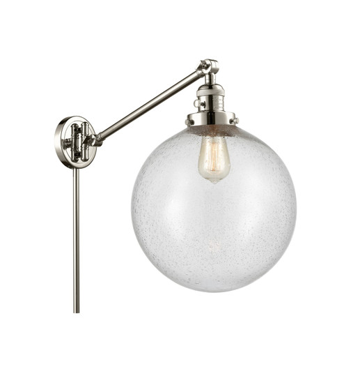 Franklin Restoration LED Swing Arm in Polished Nickel (405|237-PN-G204-12-LED)