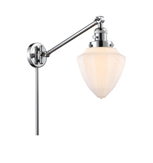 Franklin Restoration One Light Swing Arm in Polished Chrome (405|237-PC-G661-7)