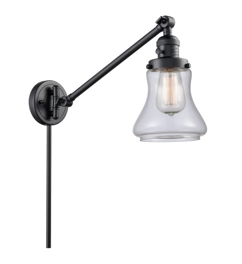 Franklin Restoration One Light Swing Arm in Matte Black (405|237-BK-G192)
