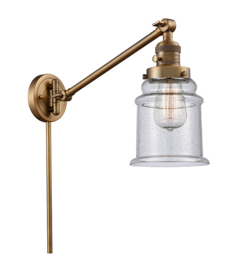 Franklin Restoration One Light Swing Arm in Brushed Brass (405|237-BB-G184)