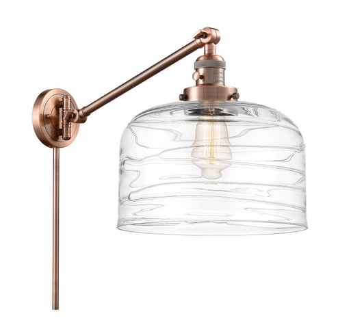 Franklin Restoration One Light Swing Arm Lamp in Antique Copper (405|237-AC-G713-L)