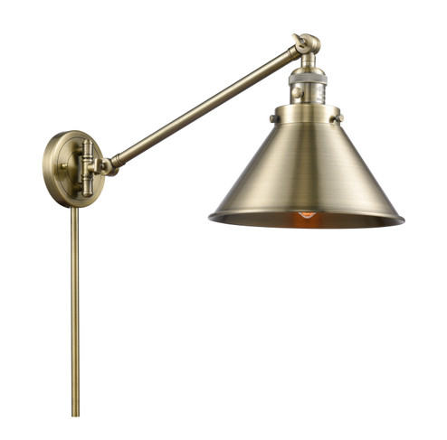 Franklin Restoration LED Swing Arm Lamp in Antique Brass (405|237-AB-M10-AB-LED)