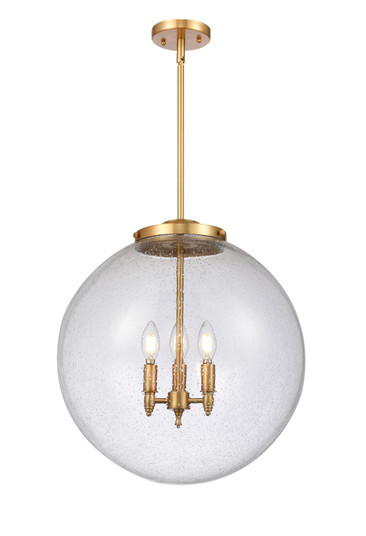 Essex LED Pendant in Satin Gold (405|221-3S-SG-G204-18-LED)