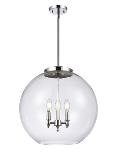 Essex Three Light Pendant in Polished Chrome (405|221-3S-PC-G122-18)