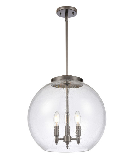 Essex LED Pendant in Oil Rubbed Bronze (405|221-3S-OB-G124-16-LED)