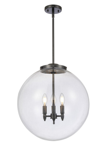 Essex LED Pendant in Matte Black (405|221-3S-BK-G202-18-LED)