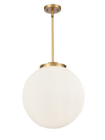 Franklin Restoration Three Light Pendant in Brushed Brass (405|221-3S-BB-G201-16)