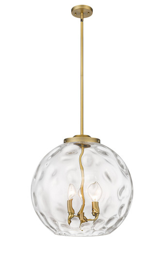 Essex Three Light Pendant in Brushed Brass (405|221-3S-BB-G1215-16)