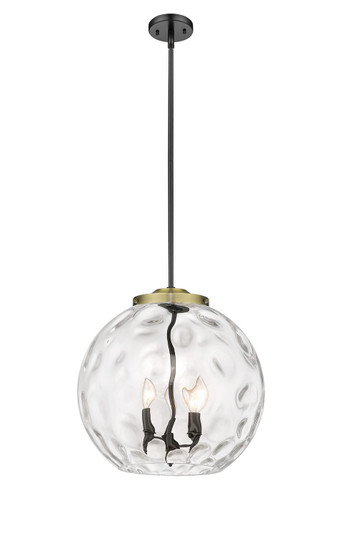 Ballston Three Light Pendant in Black Antique Brass (405|221-3S-BAB-G1215-16)