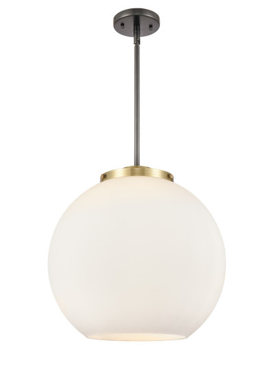 Essex LED Pendant in Black Antique Brass (405|221-3S-BAB-G121-16-LED)