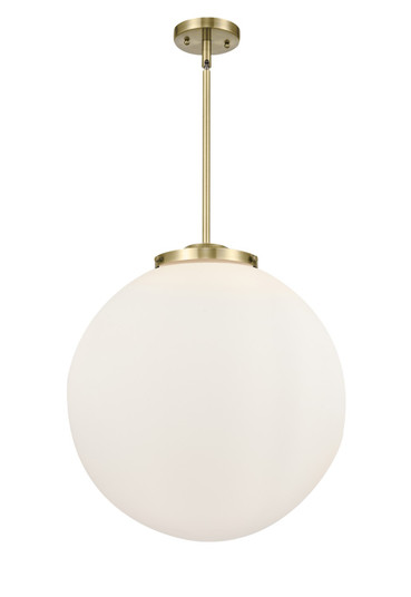 Essex Three Light Pendant in Antique Brass (405|221-3S-AB-G201-18)