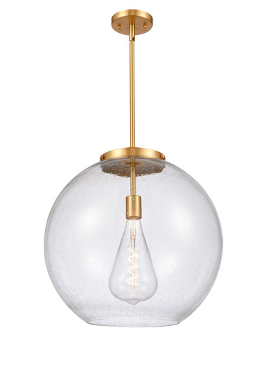 Essex LED Pendant in Satin Gold (405|221-1S-SG-G124-18-LED)