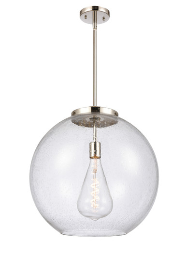 Essex One Light Pendant in Polished Nickel (405|221-1S-PN-G124-18)