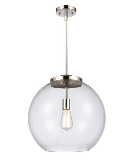 Essex LED Pendant in Polished Nickel (405|221-1S-PN-G122-16-LED)