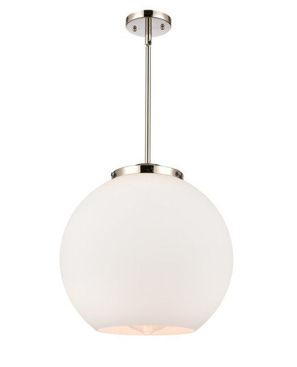 Essex LED Pendant in Polished Nickel (405|221-1S-PN-G121-16-LED)