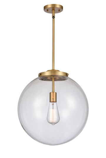 Essex LED Pendant in Brushed Brass (405|221-1S-BB-G202-16-LED)