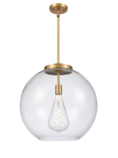 Essex One Light Pendant in Brushed Brass (405|221-1S-BB-G122-18)