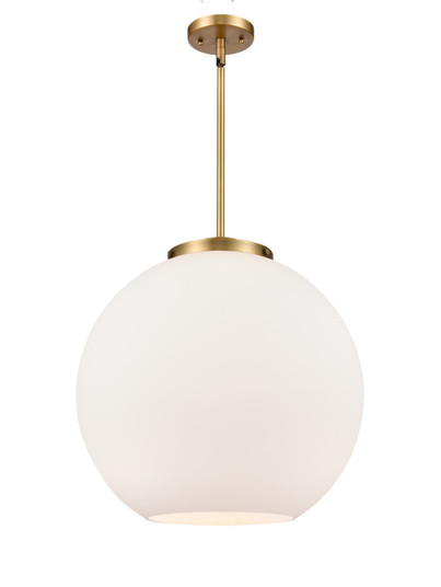 Essex LED Pendant in Brushed Brass (405|221-1S-BB-G121-18-LED)