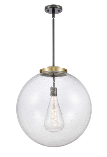 Essex One Light Pendant in Black Antique Brass (405|221-1S-BAB-G204-18)