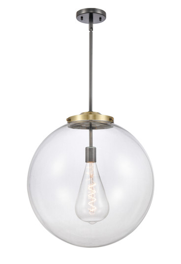 Essex One Light Pendant in Black Antique Brass (405|221-1S-BAB-G202-18)
