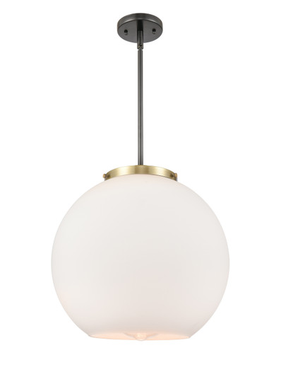 Essex One Light Pendant in Black Antique Brass (405|221-1S-BAB-G121-16)