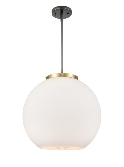 Essex LED Pendant in Black Antique Brass (405|221-1S-BAB-G121-16-LED)