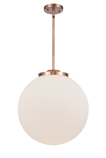 Essex LED Pendant in Antique Copper (405|221-1S-AC-G201-16-LED)