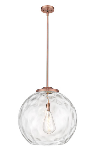 Essex One Light Pendant in Antique Copper (405|221-1S-AC-G1215-18)