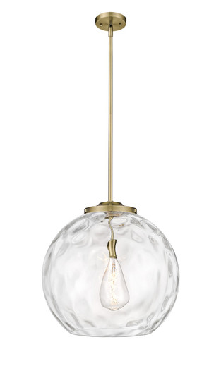 Essex One Light Pendant in Antique Brass (405|221-1S-AB-G1215-18)