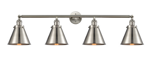 Franklin Restoration Four Light Bath Vanity in Brushed Satin Nickel (405|215-SN-M13-SN)