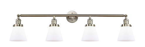 Franklin Restoration Four Light Bath Vanity in Brushed Satin Nickel (405|215-SN-G61)