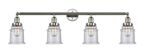 Franklin Restoration Four Light Bath Vanity in Polished Nickel (405|215-PN-G184)